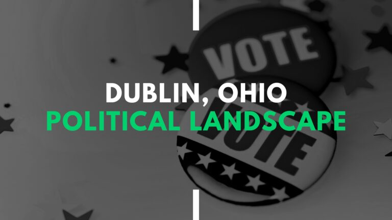 What is the political landscape of Dublin, Ohio